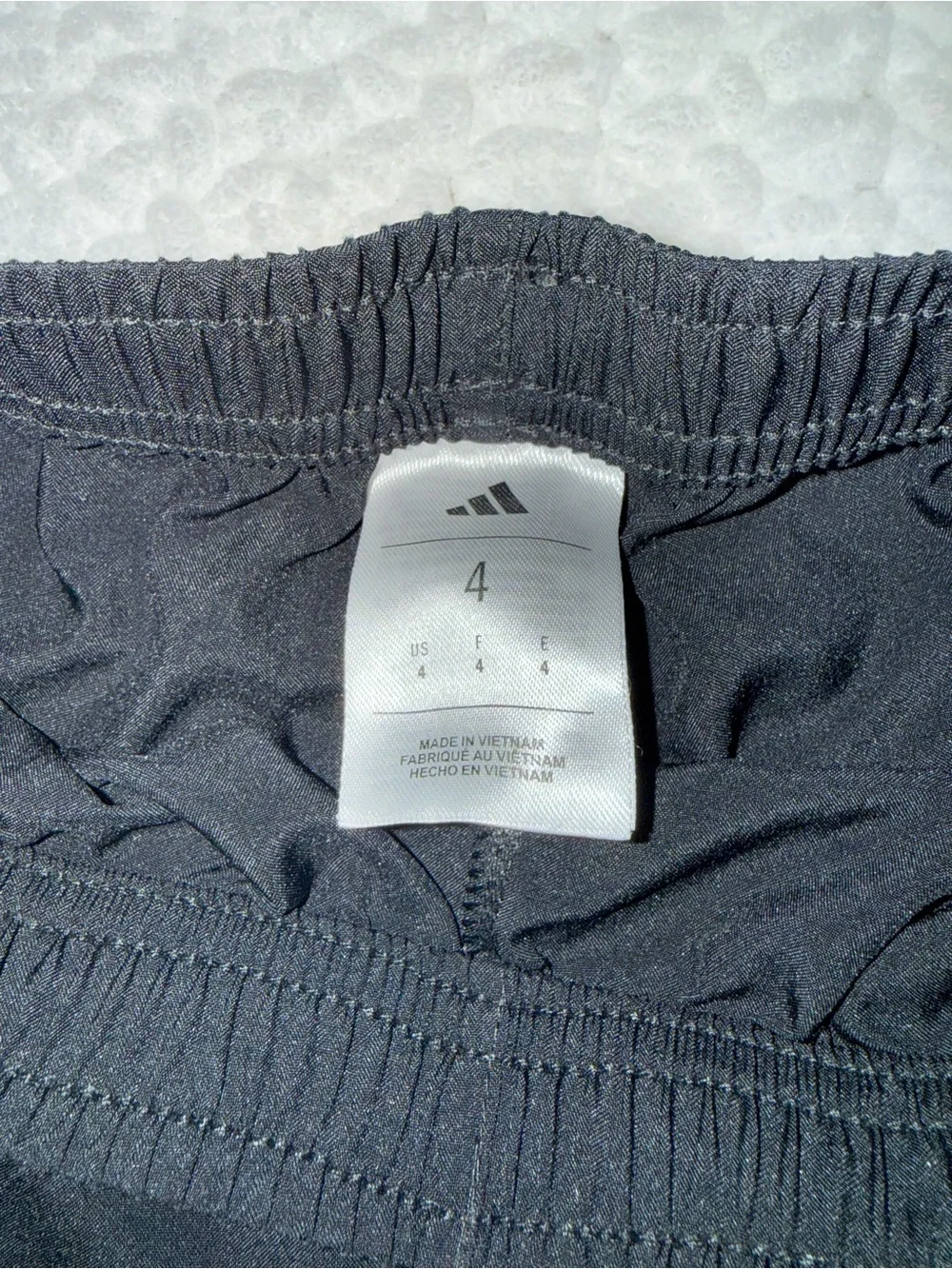 Adidas Girls' Black Shorts with Pink Trim